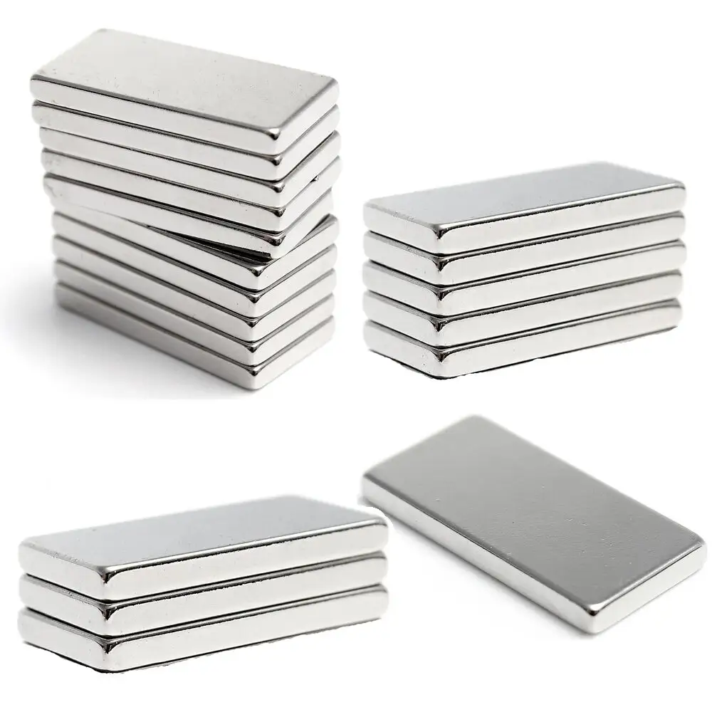 ISO/TS 16949 Certificated Permanent N52 Nickel Coated Magnetic Block Magnet