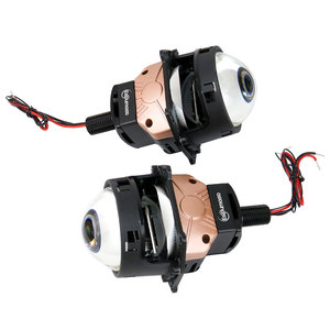 LELANPU otomotiv aydınlatma sistemi 3 inç LED farlar 120W yüksek düşük işın matris lazer far bi led projektör Lens - Product Image 6