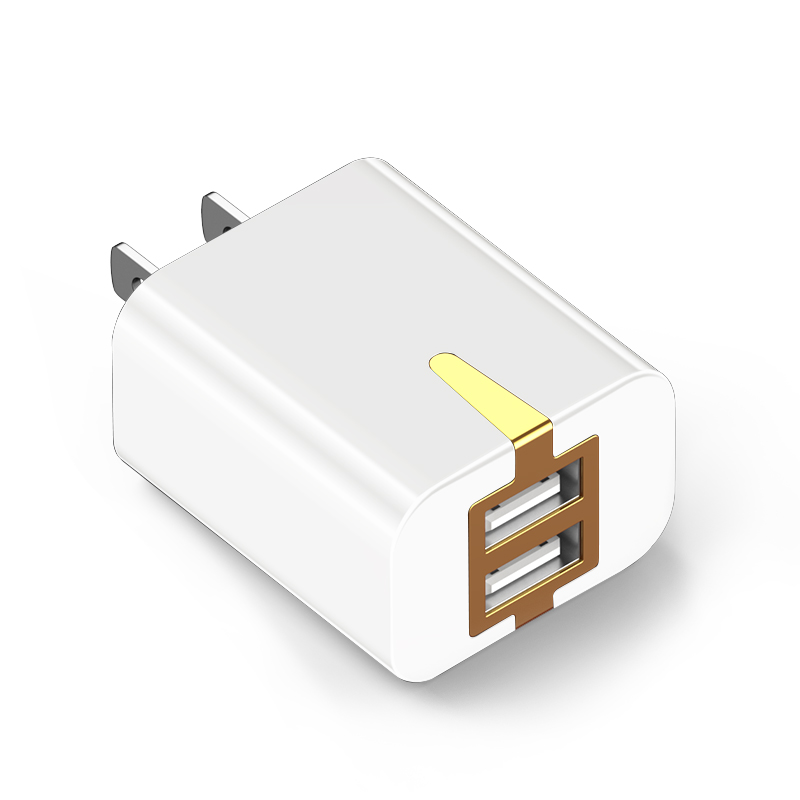 Chargeur mural blanc US Plug 2A