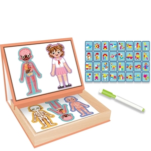 儿童早教磁性拼图DIY游戏安全感官活动板儿童学习有趣免费 - Product Image 1