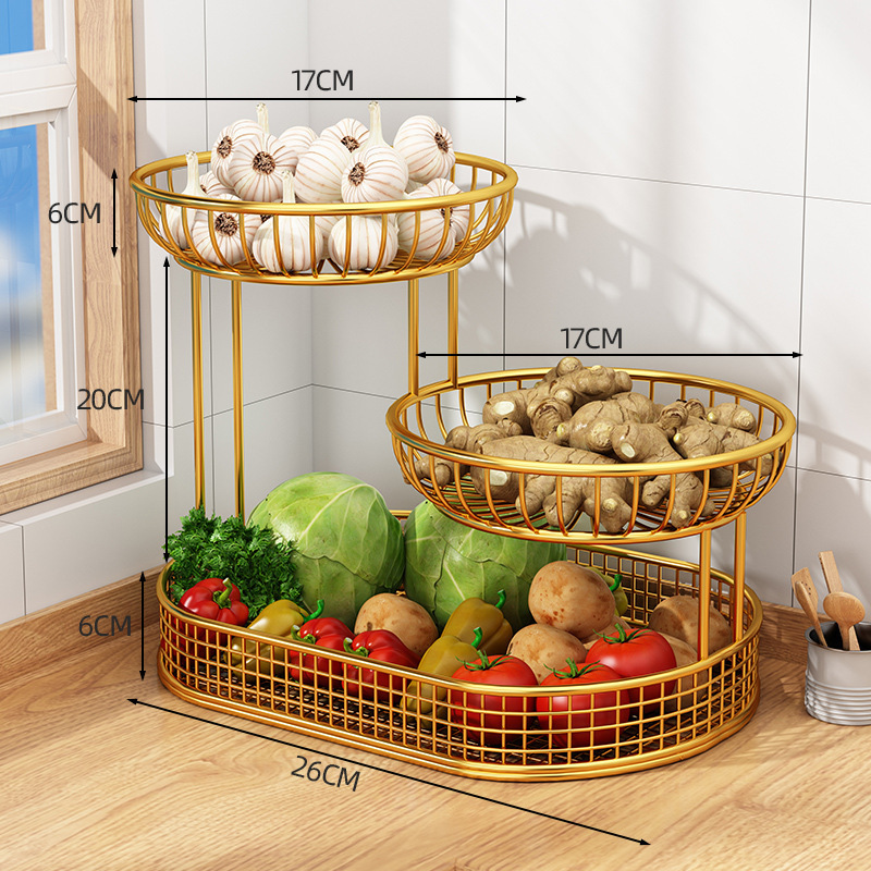 Gold basket-small