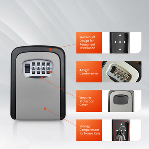 Combination Lock <strong>Box</strong> Code Lock Secure <strong>Box</strong> <strong>Key</strong> Holder Large Capacity Portable Safe <strong>Key</strong> <strong>Box</strong> for Family - Product Image 3