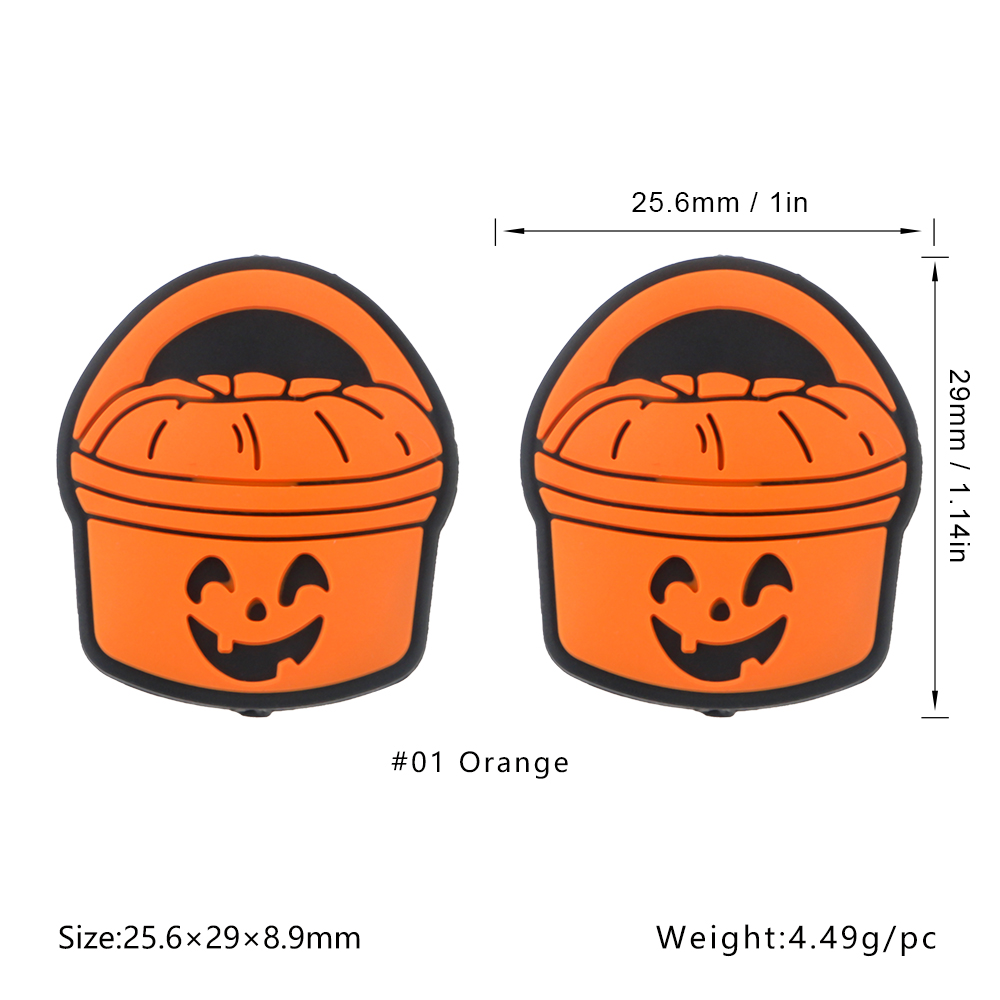 Pumpkin Lamp Focal Beads SA383