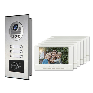 6 Button <strong>Video</strong> <strong>Intercom</strong> <strong>System</strong> 7 Inch Monitor with ID Card Unlock <strong>Video</strong> Doorbell Camera 4 Wire <strong>Video</strong> Door Phone <strong>Intercom</strong> <strong>System</strong>