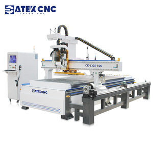 Atc Cnc Router Muebles Gabinete que hace la máquina Cnc Máquina de madera con herramienta lineal Revista CNC Máquina de anidamiento