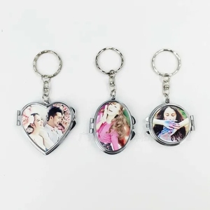 คู่ด้านระเหิดโลหะกระจกแต่งหน้าด้วยพวงกุญแจ - Product Image 4