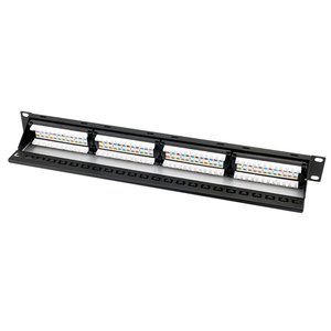 Renbao Patch Panel Cat6 RJ45 24 Port Network Cable Manager 1u Marco de metal Sin blindaje Categoría 6 con Led - Product Image 3