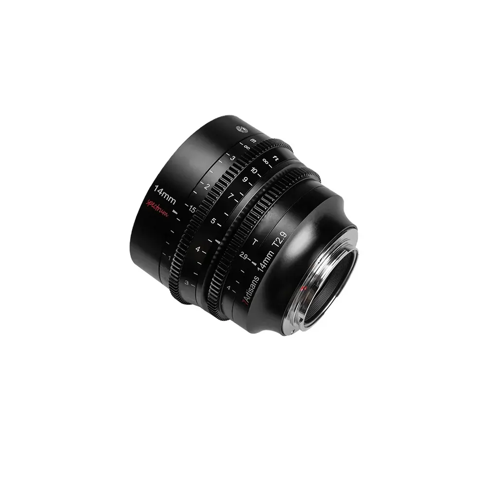 7 artesanos 14mm T2.9 lentes de Cine de marco completo para Sony E FX3 ZVE1 Leica SIGMA L SL S5 S1 Nikon Z Z50 Z8 Z9 Canon R5 R6