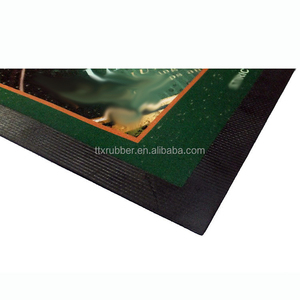Tapis de comptoir de bière écologique imprimé de logo personnalisé Chemin de bar en feutre lavable Impression par sublimation en caoutchouc durable fournisseur direct - Product Image 3