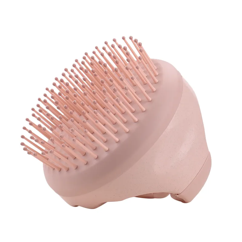 Cuoio capelluto spazzola per capelli spazzola per massaggio capelli in Silicone massaggio del cuoio capelluto districante spazzola per capelli pettine per la crescita dei capelli