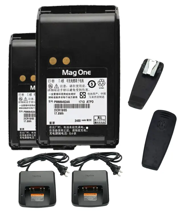 MOTOROLA PMNN4534 accesorios calientes walkie talkie para Motorola A8 A6 A8D A8I BPR 40 BPR40 1200 mAh batería PMNN4534 Motorola radio