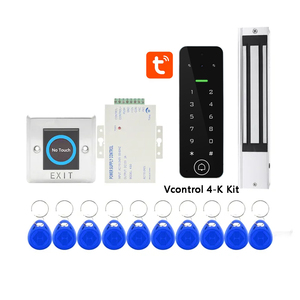 RFID-Tastatur-Zugangskontroll-Kit mit ID-Schlüssel anhänger 280kg Magnets chloss Push-No-Touch-Ausgangs taste DC12V-Netzteil Tuya Optional - Product Image 5