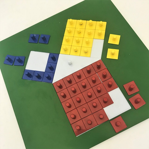 Erken öğrenme öğretim kaynakları bebekler için eğitici oyuncaklar Pythagoras Montessori matematik teoremi - Product Image 3