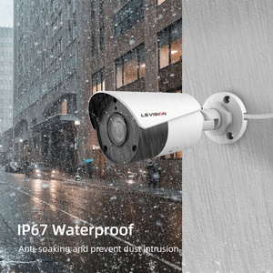 LS VISION-cámara IP impermeable para exteriores, videocámara de seguridad tipo bala dvr con entrada de Audio, 30M, WDR, H.265, 4MP, POE, PTZ - Product Image 5