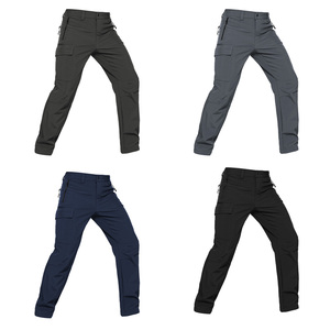 Tùy Chỉnh Người Đàn Ông Của Mùa Đông Mềm Shell Quần Cho Thể Thao Ngoài Trời Windproof Ấm Không Thấm Nước Dệt Hàng Hóa Đi Bộ Đường Dài Chống Nước Quần - Product Image 3