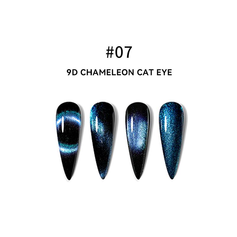 #07 9D chameleon cat eye