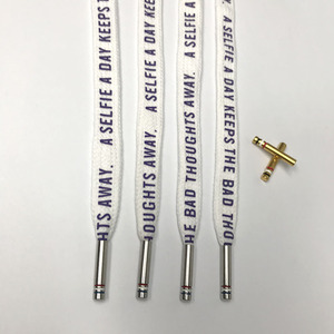 批发散装印花拉绳连帽衫拉绳 - Product Image 2