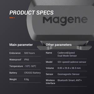 Magene Bicycle Dual Mode Speed <strong>Sensor</strong> Cycling <strong>Cadence</strong> Speedometer for Bike Trainer Computer Bluetooh - Product Image 4