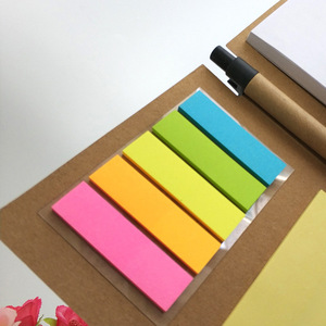 Bloc de notas de papel Kraft Logotipo corporativo nota adhesiva personalizada Bloc de notas creativo con juego de bolígrafos papel grueso - Product Image 2