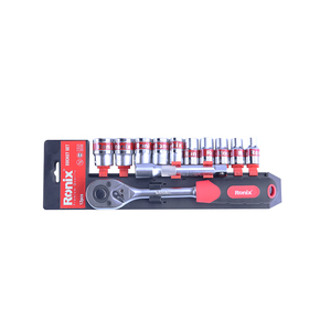 Toptan 12 adet 24 adet 40 adet çelik soket setleri profesyonel cırcır araba tamir için lokma anahtar takım 1/4 3/8 soket kiti