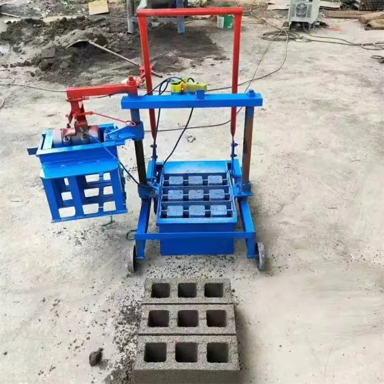Çin'de küçük ölçekli blok tuğla yapma makinesi otomatik üretim hattı