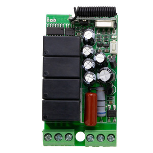 AC 220 V 4 Kanal 433 MHz kabellose Funkfernsteuerung Switch Fernempfänger Modulator Funksender und Empfänger - Product Image 4