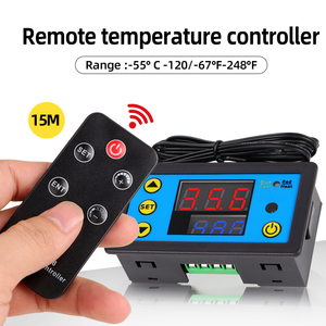 Controlador de temperatura de 1/2 ", termostato de distancia de control remoto de 15m, pantalla dual, alarma de temperatura - Product Image 4