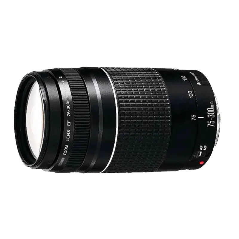 ราคาถูกขายส่งใช้เดิมกล้อง DSLR เลนส์ EF-S 75-300มิลลิเมตร1:4-5.6เลนส์ซูม