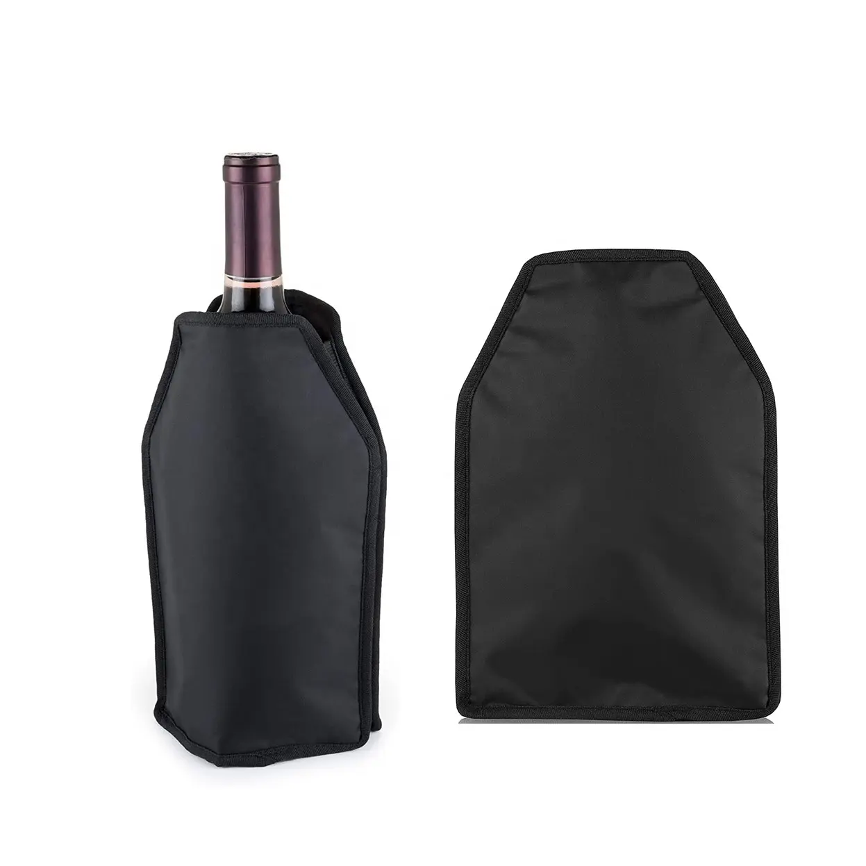 Custom Reusablegel Ice Cooling Bag Wine Cooling Sleeve Bottle Chillers Cooler