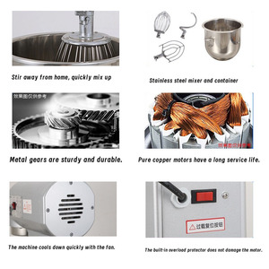 15 lít thương mại bột trộn nhà bếp bột hành tinh điện Bánh Mì Bánh Pizza bột trộn máy - Product Image 6