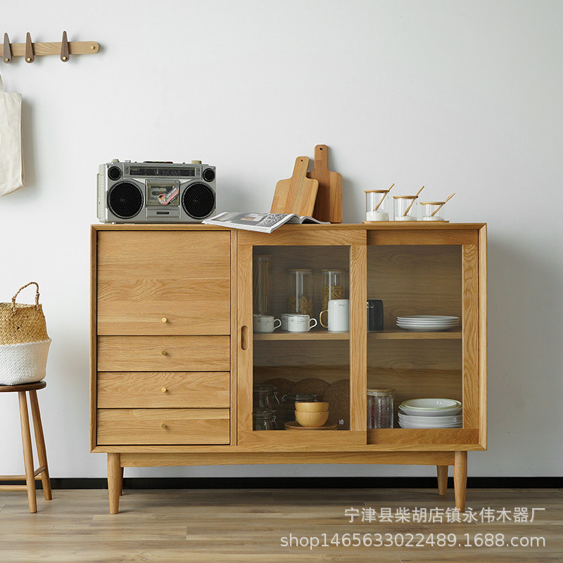 White oak natural wood color