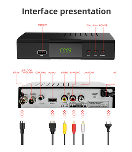 Junuo stb tv digital Empfänger dvb-t2 Decoder Kostenlose Software-Upgrade Set-Top-Box dvb t2 H 264 H 265 dvbt2 Set-Top-Box - Product Image 4