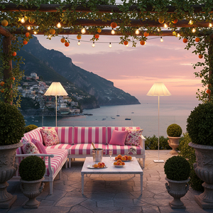 Bắc Âu hiện đại dẫn không dây Đèn sàn Pin hoạt động có thể sạc lại vải hoa Chụp đèn trang trí nội thất phòng khách phòng ngủ - Product Image 4