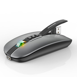 neue computer maus 2400 dpi gaming maus 2.4g/bt5.1 stumme kabellose maus - Product Image 5
