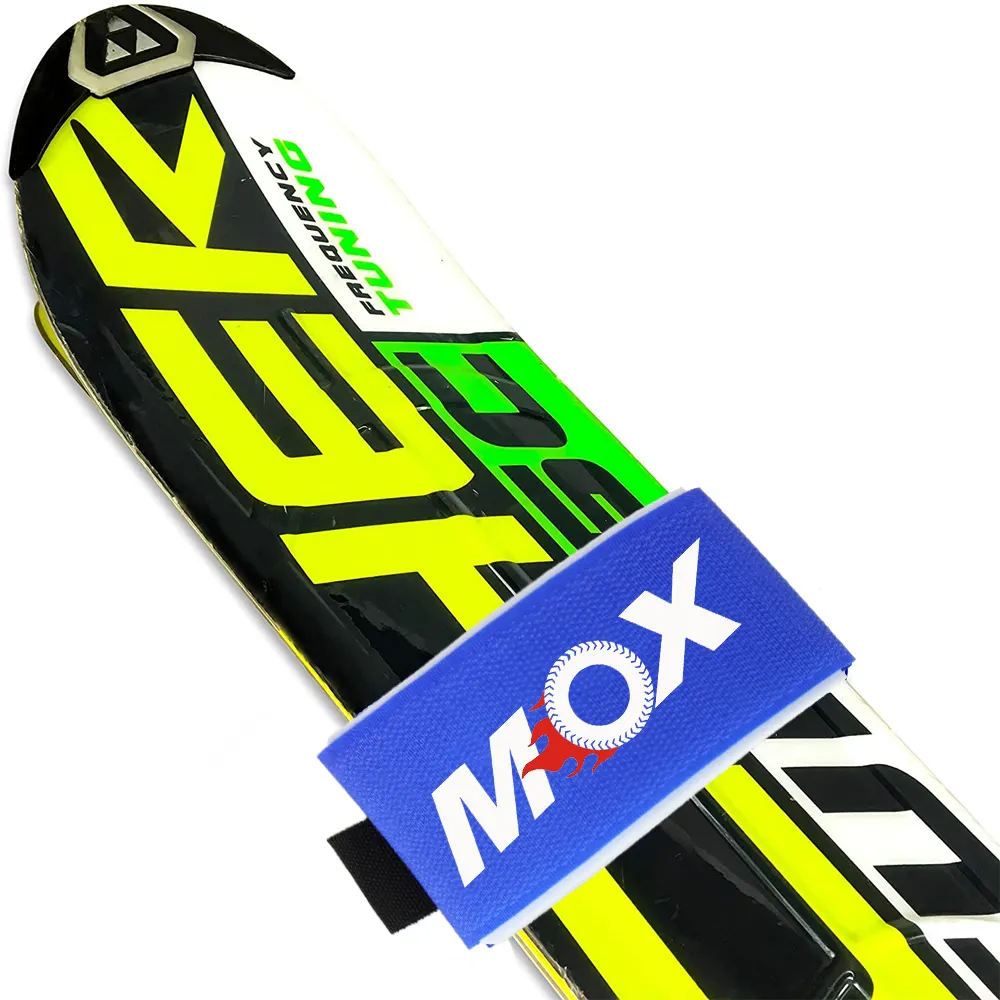 Alça de ligação de nylon para esqui, ajustável, 4 peças, pacote de skis, snowboard, alças de transporte