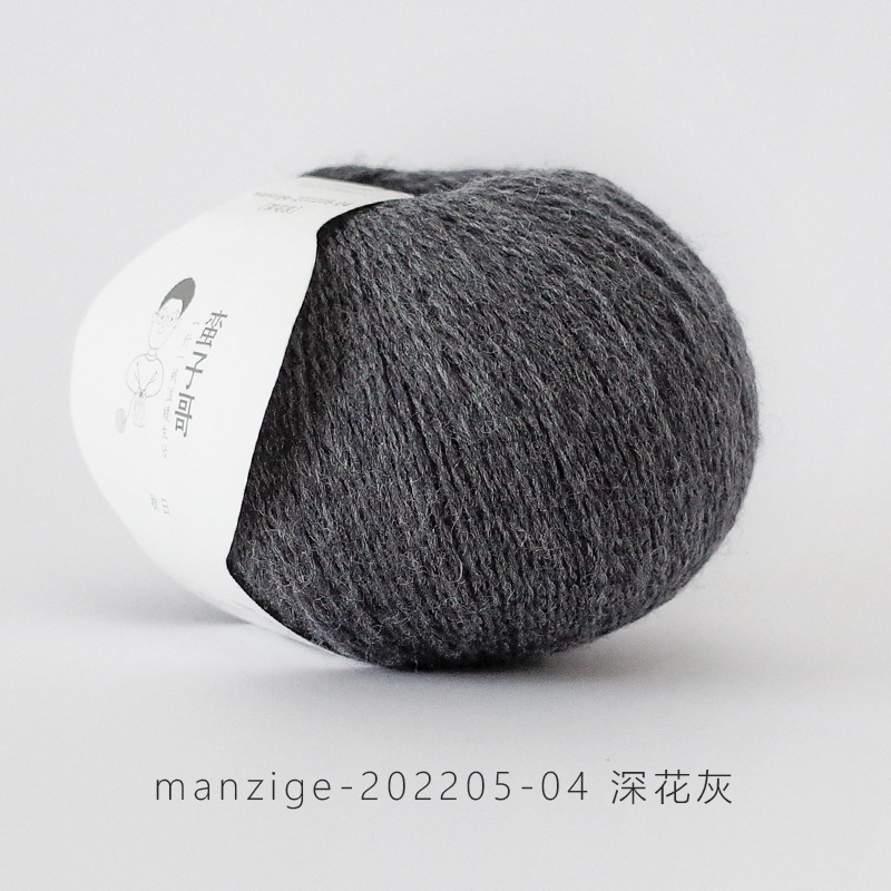 Manzige-202205-04 deep floral gray