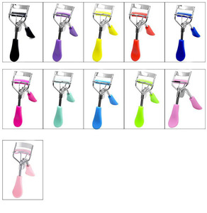 Bigodino per ciglia produttore personalizzato nero largo migliore bigodino per ciglia pettine in plastica viola Sicone con spazzola a pettine - Product Image 6