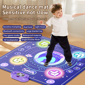 子供用LED電子ダンシングマット4モード光ガイダンスと音楽プレーヤープラスチック音楽教育スポーツ玩具 - Product Image 2