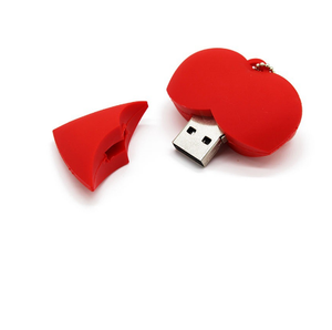 แฟลชไดรฟ์ PVC USB แฟลชดิสก์ USB รูปหัวใจ - Product Image 2