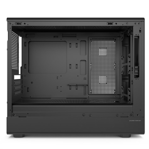 Hurricane Beast Black Side Estructura dividida transparente con placa base pequeña, computadora para juegos, estuche vacío de escritorio - Product Image 3