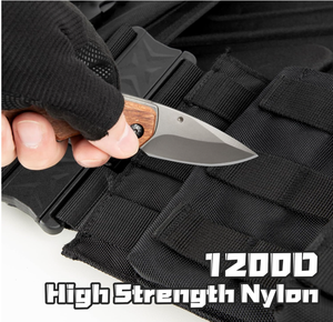 Giubbotto tattico da esterno da uomo leggero a sgancio rapido gilet sportivo da esterno con materiale in Nylon - Product Image 3