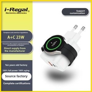Bordder Three-In-One多機能ワイヤレス充電器Samsung対応Apple Watch 15W出力タイプ-C 5V/3A - Product Image 2