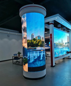 Tam renkli yumuşak LED ekran P2 P2.5 P3 P4 P5 kapalı SMD esnek LED sergi ekranı Panel RGB kavisli esnek LED modülü - Product Image 6