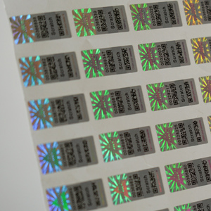 Adesivo con codice QR di sicurezza con etichetta antigraffio di autenticità stampata personalizzata numero di serie unico etichetta vuota olografica 3D originale originale