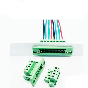 Weld-Free through Wall <strong>Terminal</strong> <strong>Block</strong> 2EDGWC-5.08 Plug-in Type Plastic Panel <strong>Fixed</strong> by Flange with Ears Screw - Product Image 5