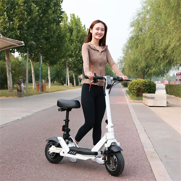 Yeni stil satış 10 inç hava lastiği 400W elektrik e-scooter elektronik 35Kmh E rulo EL Stand Up Scooter elektrikli