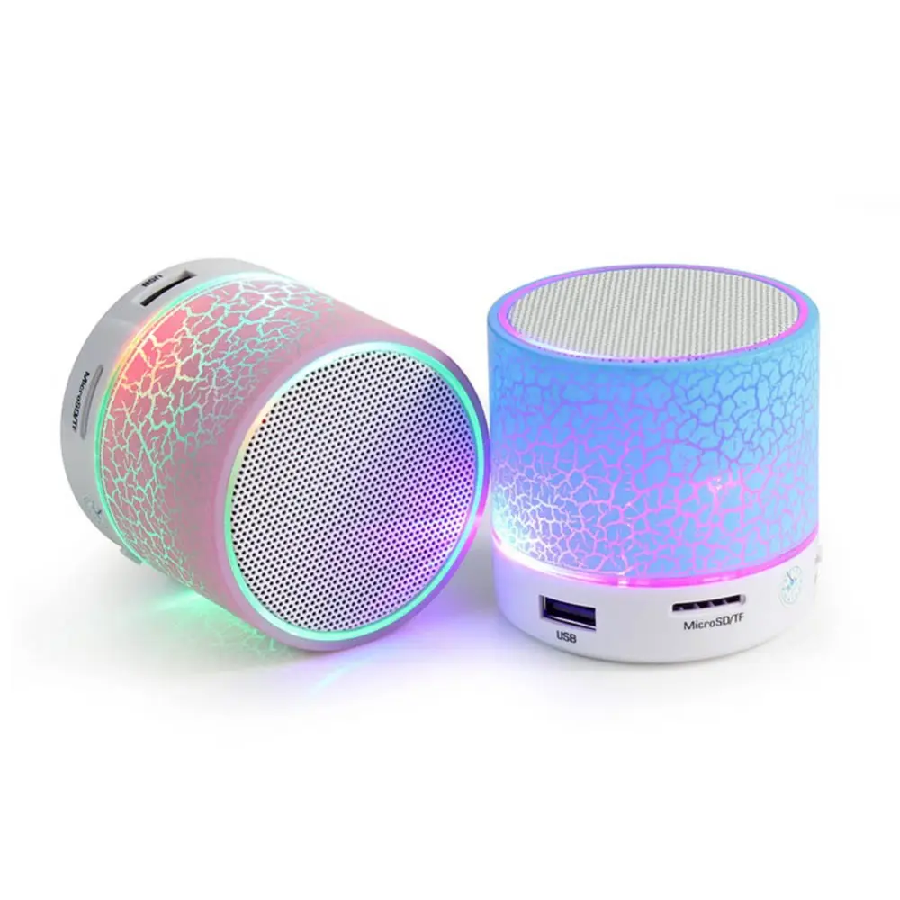 Altavoz inalámbrico para teatro en casa, sistema de altavoz BT con luz Led colorida RGB de fábrica de China