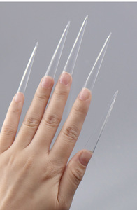 Sanatsal ekstra uzun ABS Salon giyilebilir tırnak ipuçları ekstra uzun yapay tırnaklar ile ekstra sivri genişletilmiş tarzı parmaklar için - Product Image 5