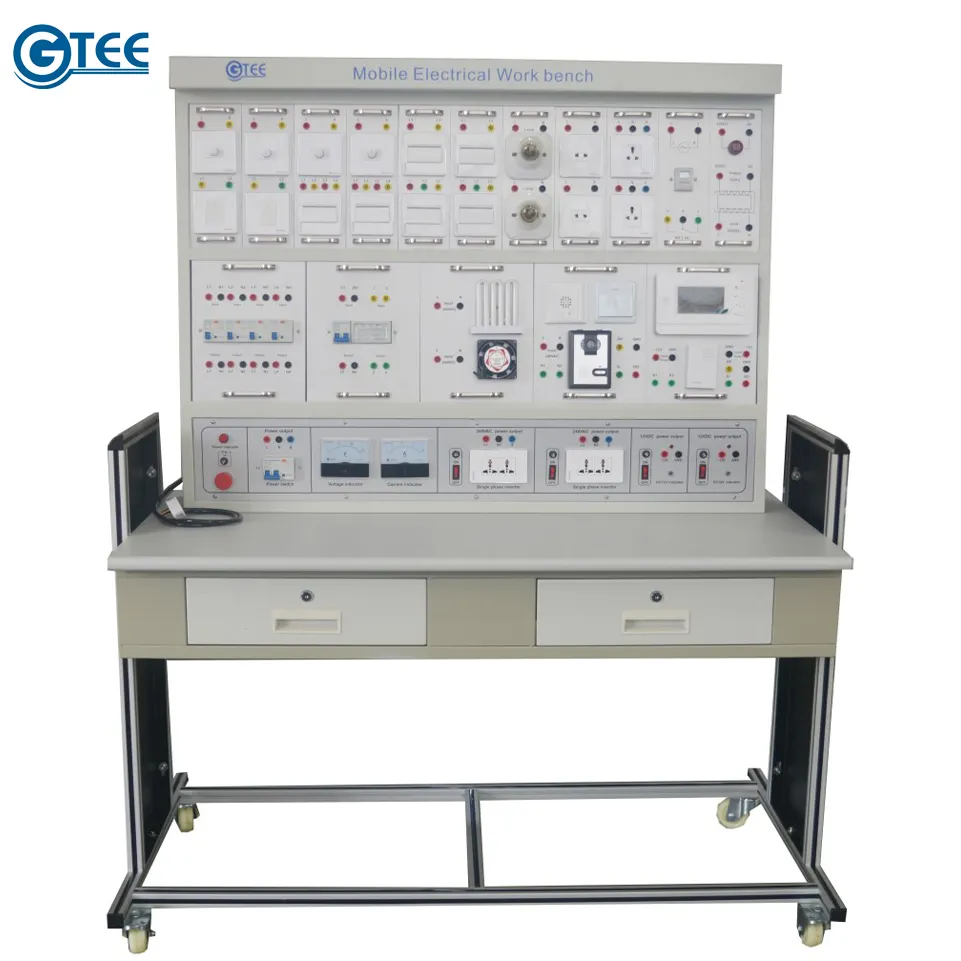 직업 훈련 장비 이동할 수 있는 전기 작업대 전기 실험실 장비