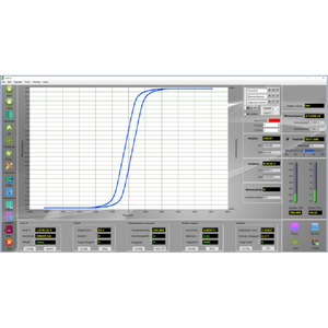 VSMห้องปฏิบัติการวัสดุการทดลองVibratingตัวอย่างMagnetometer M-H Curve Hysteresis Graphทดสอบระบบ